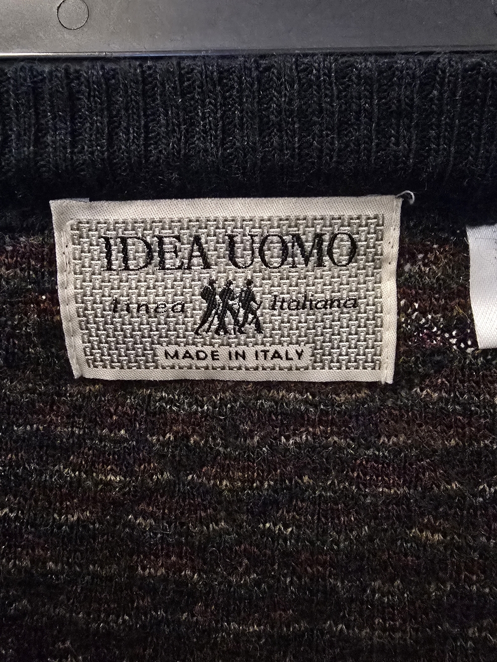 Vintage Made in Italy Idea Uomo Knit Sweater Vest - Men's Large - Picture 4 of 5